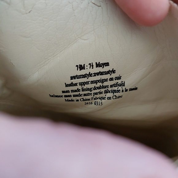 Nine west high heel leather booties size 7.5 - Picture 13 of 14